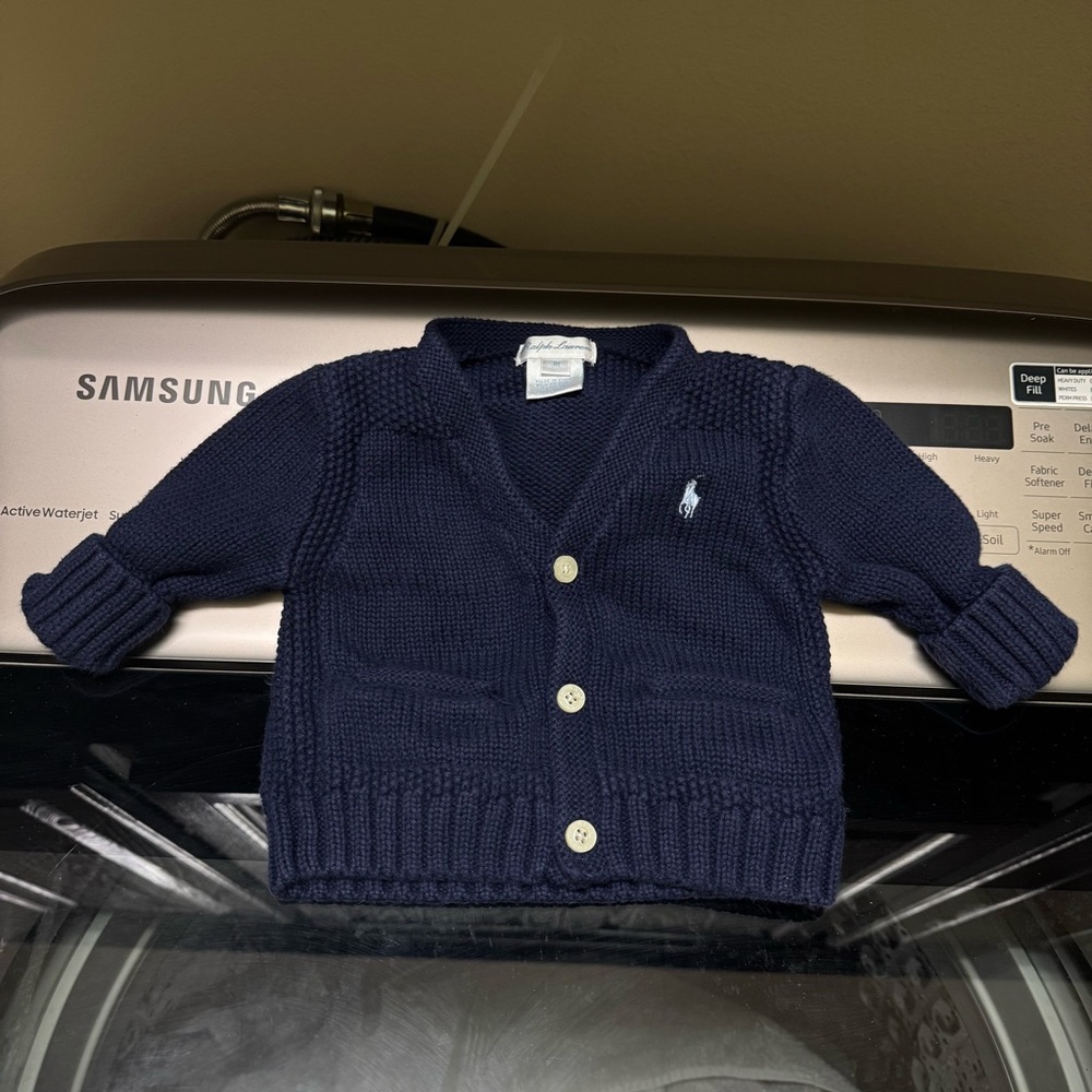 Ralph Lauren Navy Blue Kids Sweater
